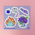 Rainylune Crime Frogs Sticker Sheet
