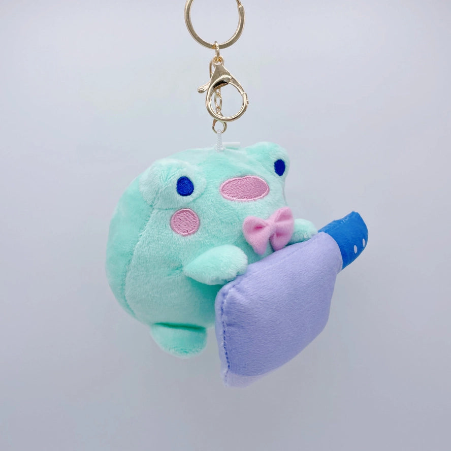 Rainylune Friend The Frog (With A Knife) Plush Keychain