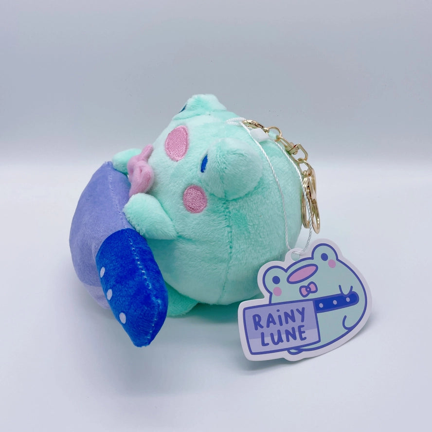 Rainylune Friend The Frog (With A Knife) Plush Keychain
