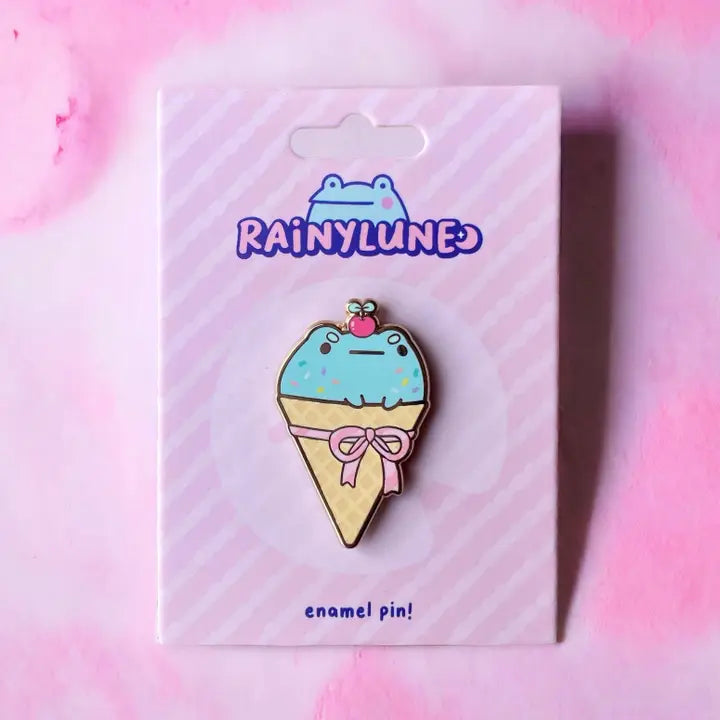 Rainylune Ice Cream Sprout Pin