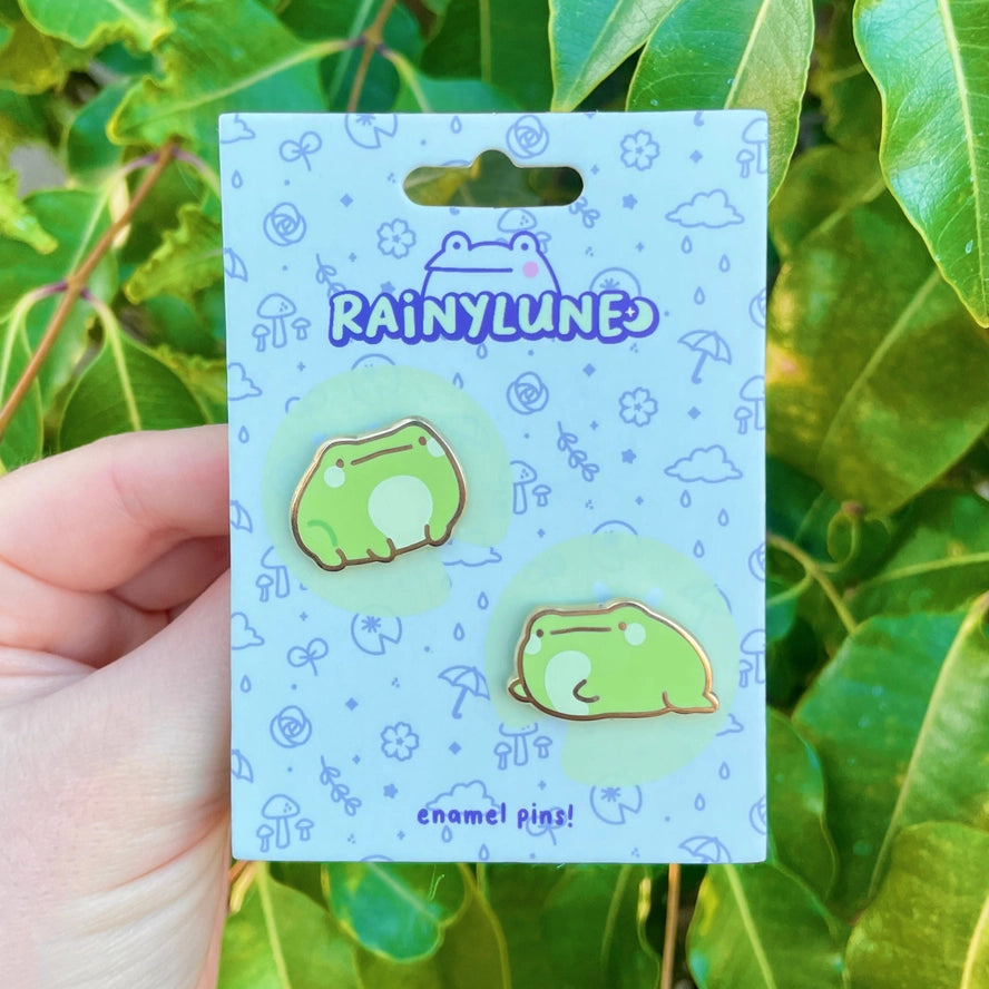 Rainylune Npc Frogs Mini Pins