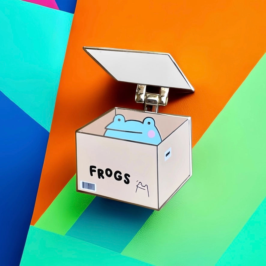 Rainylune Son the Frog in a Box Pin