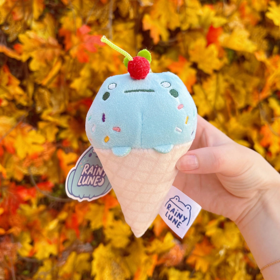 Rainylune Sprout Ice Cream Plushie Keychain