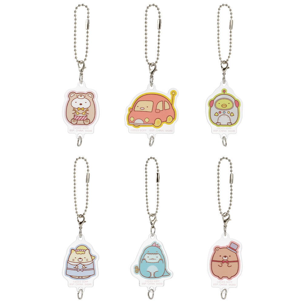 San-X Sumikko Gurashi the Movie Tsugihagi Factory no Fushigi na Ko Connectable Acrylic Charm Keychain