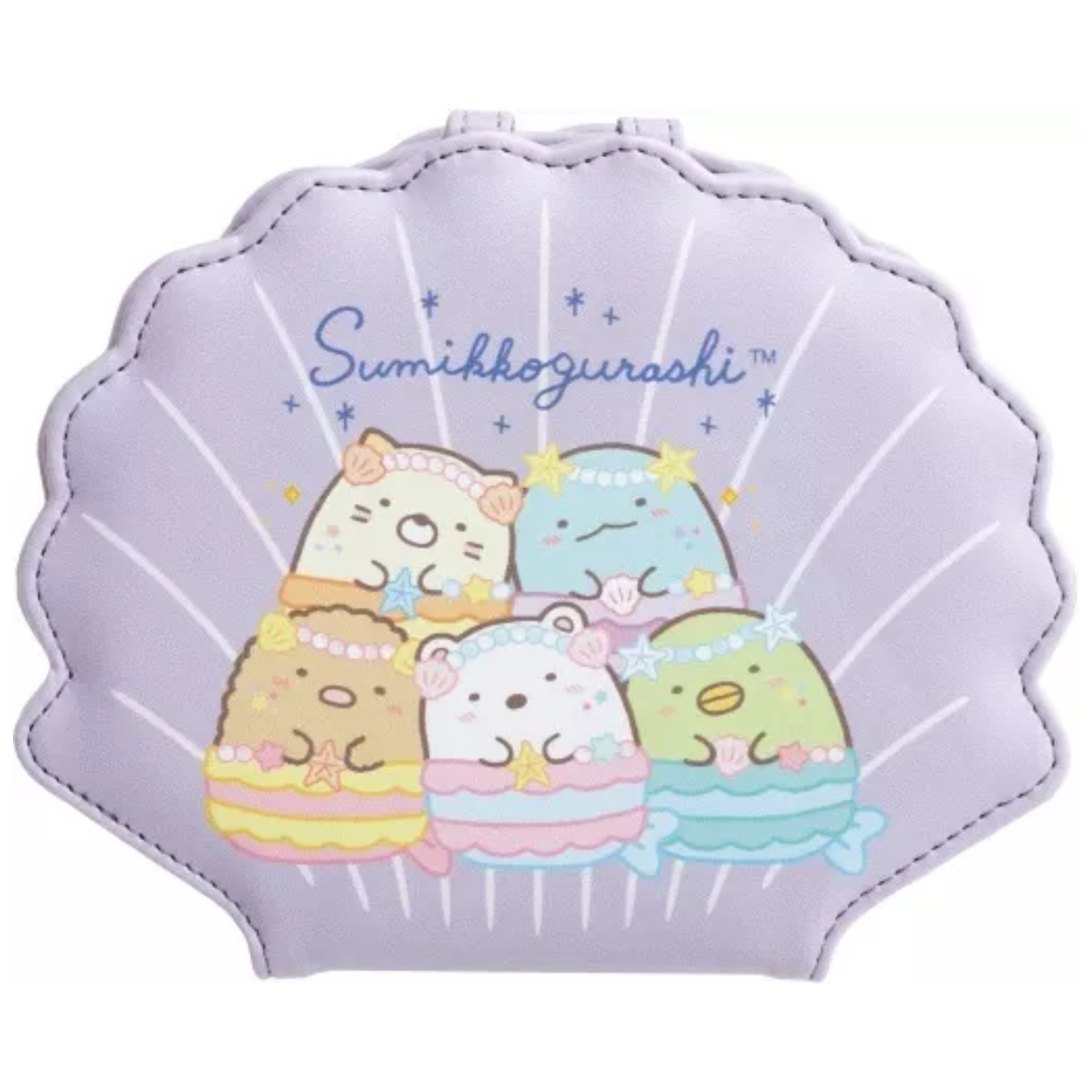 San-X Sumikko Gurashi Mermaid Shell Shaped Folding Mirror