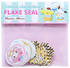 Sanrio Characters Dessert Café Seal Sticker Flakes Pack