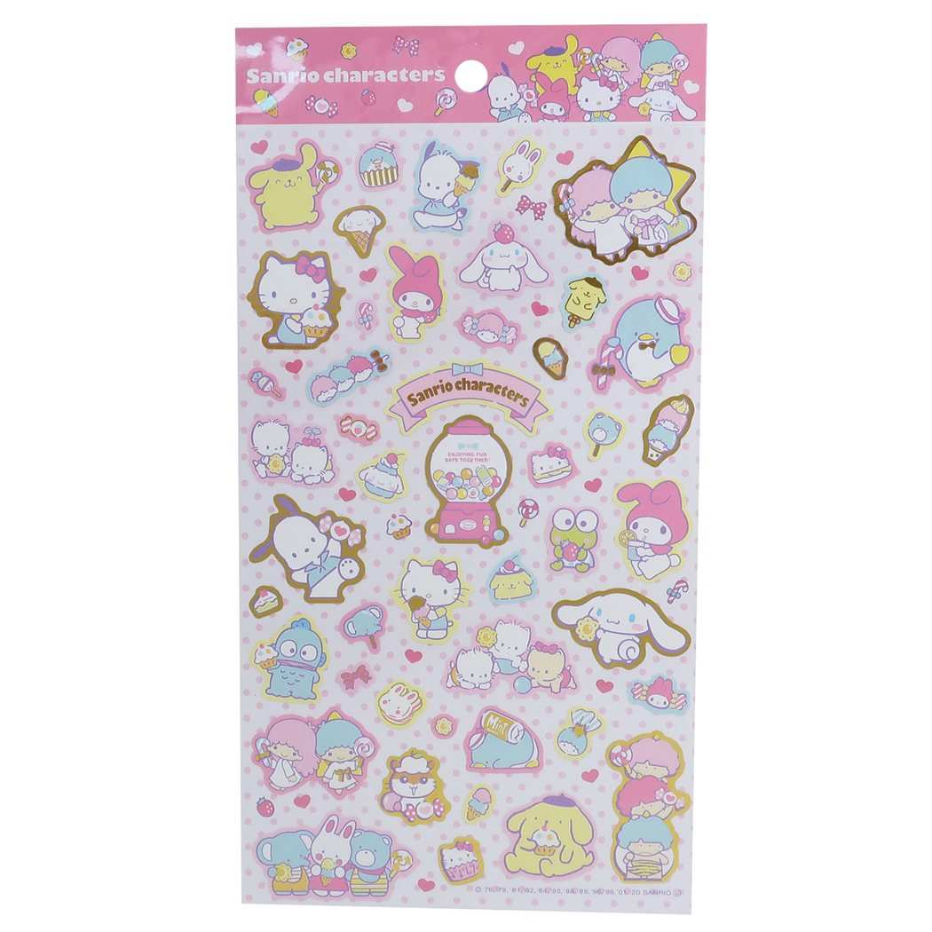 Sanrio Characters Hello Kitty & Friends Enjoying Fun Days Together Sticker Sheet