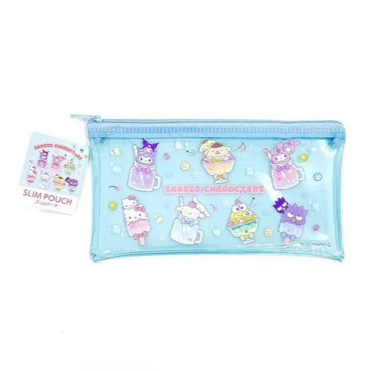 Sanrio Characters Cool Sweets Slim Zipper Pouch