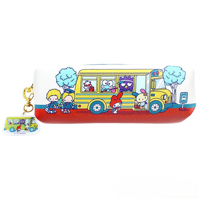 Sanrio Characters Vintage Series Bus Pencil Case with Charm
