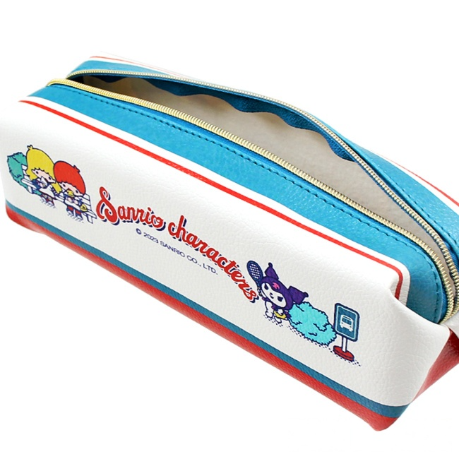 Sanrio Characters Vintage Series Bus Pencil Case with Charm