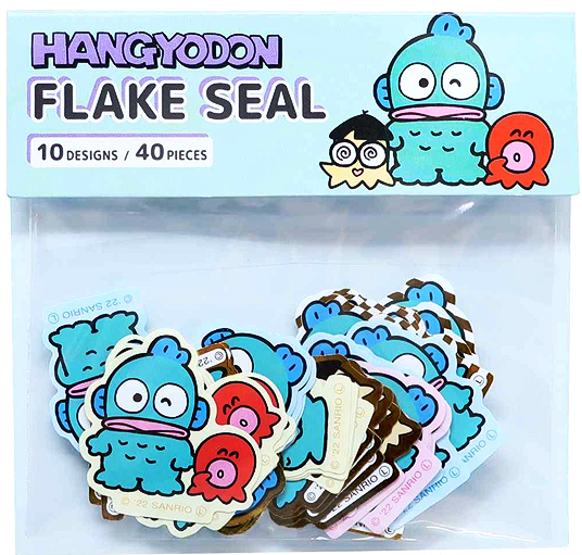 Sanrio Hangyodon Seal Sticker Flakes Pack