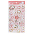 Sanrio Hello Kitty & Tiny Chum Mofumofu Gold Accent Sticker Sheet