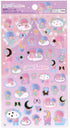 Sanrio Little Twin Stars Kiki & Lala Gold Accent Sticker Sheet