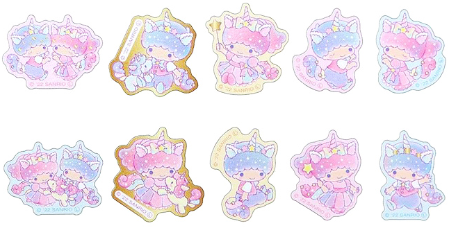 Sanrio Little Twin Stars Seal Sticker Flakes Pack