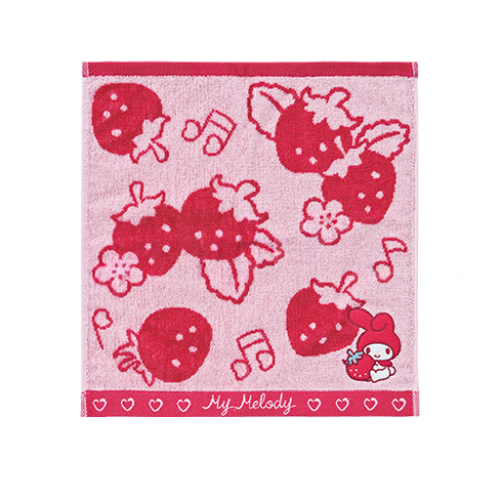 Sanrio My Melody 50th Anniversary Strawberry Hand Towel