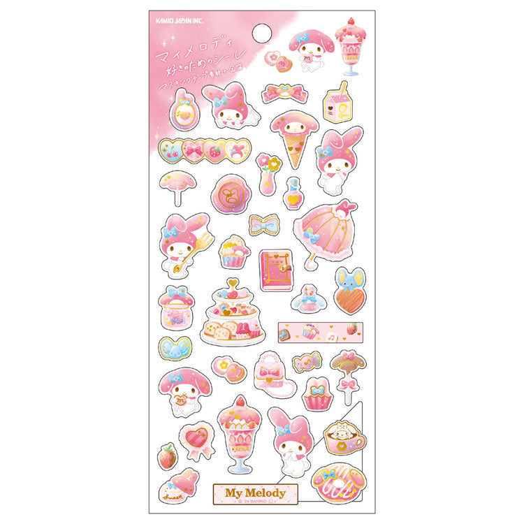 Sanrio My Melody Sweet Coffee Shop Sticker Sheet