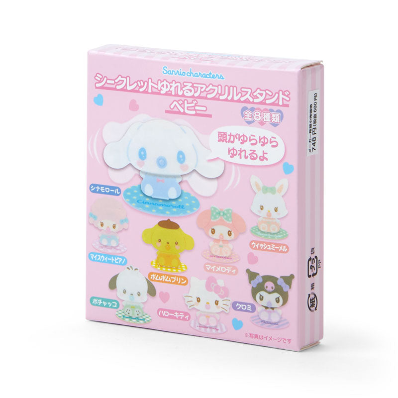 Sanrio Original Secret Acrylic Swinging Sanrio Baby Stand Blind Box