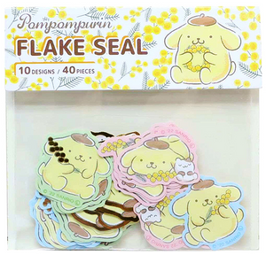 Sanrio Pompompurin Seal Sticker Flakes Pack