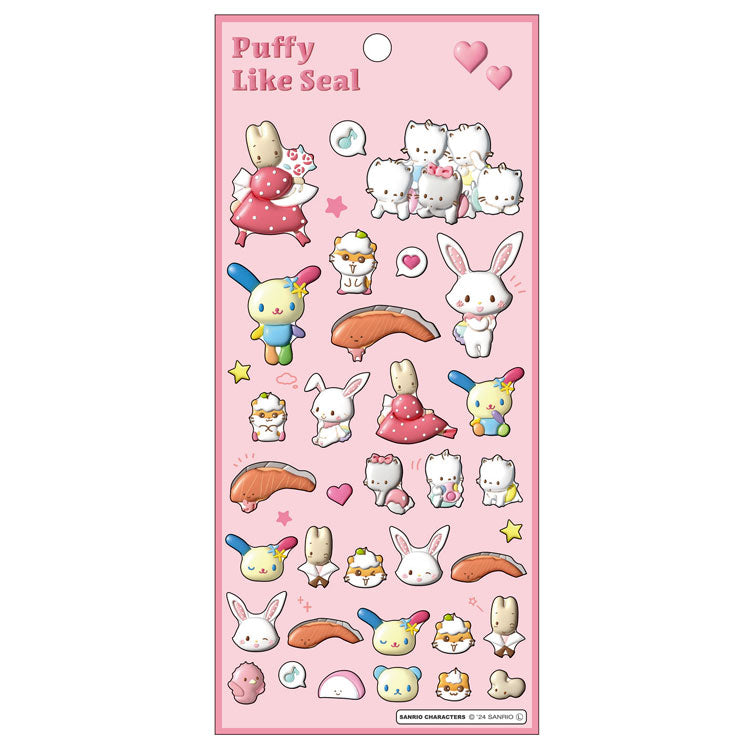 Sanrio Characters Puffy Like Seal Sticker Sheet