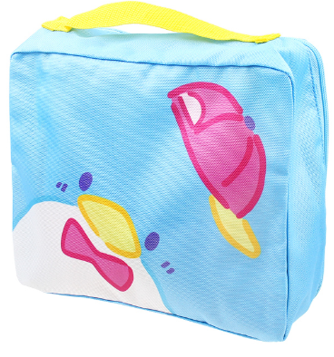 Sanrio Tuxedo Sam Colourful World Mesh Panel Storage Case Bag
