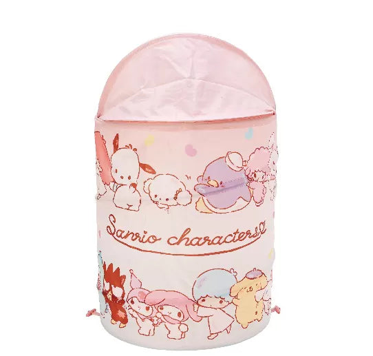 Sanrio Friends Line Up Collapsible Storage Basket