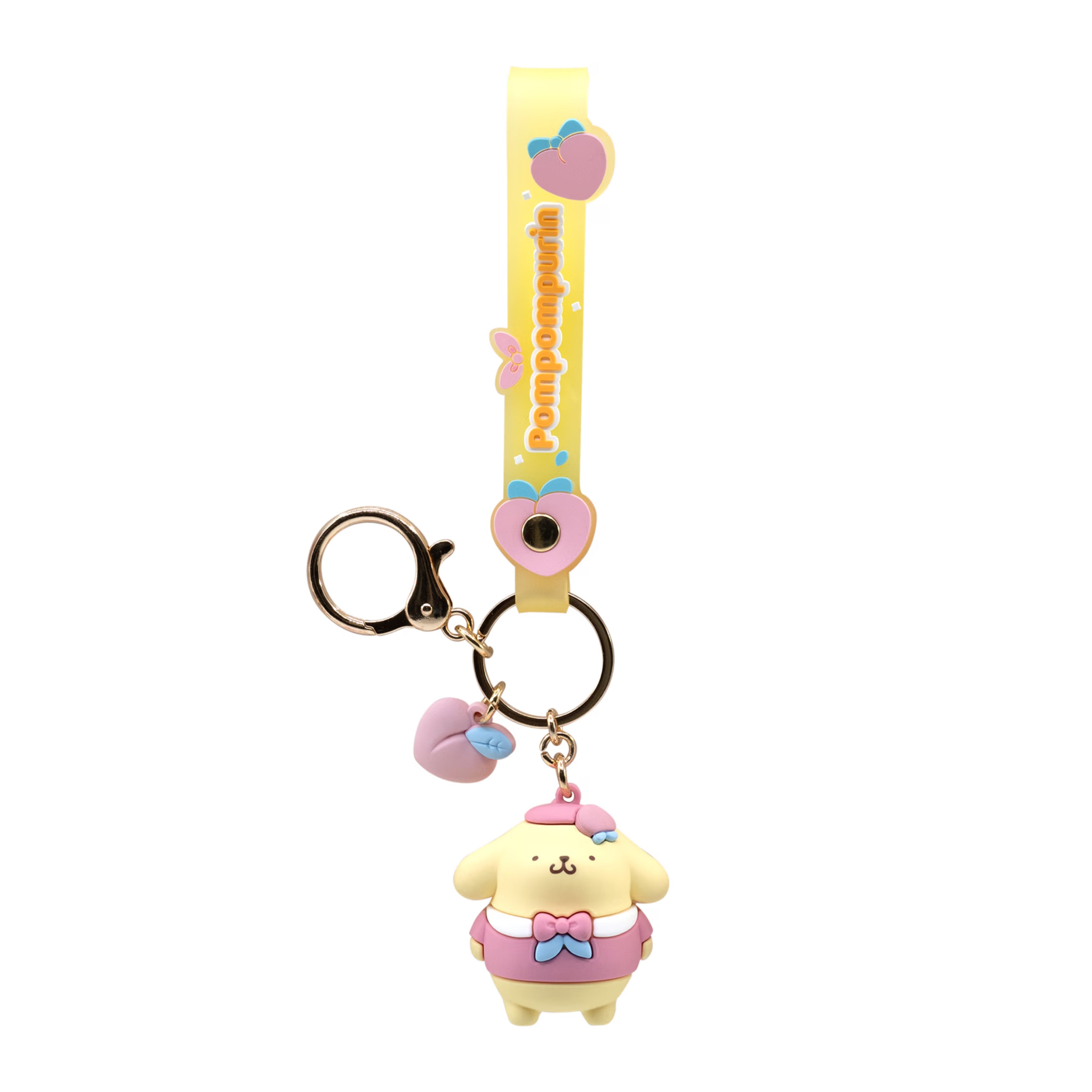 Sanrio Hello Kitty & Friends Pompompurin Peaches Series Keychain