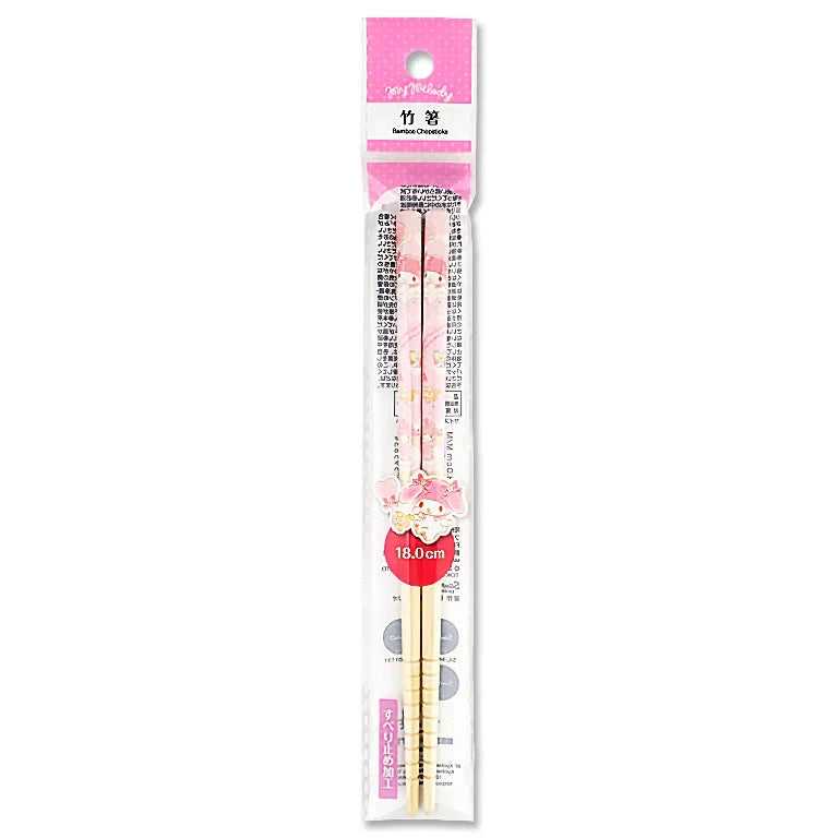 Sanrio My Melody Wooden Bamboo Chopsticks