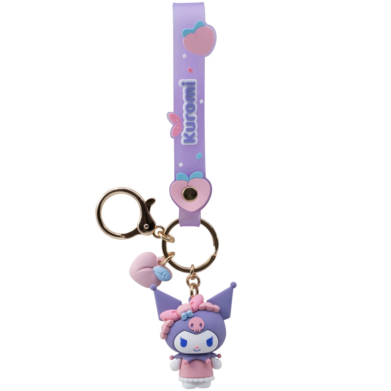 Sanrio Hello Kitty & Friends Kuromi Peaches Series Keychain