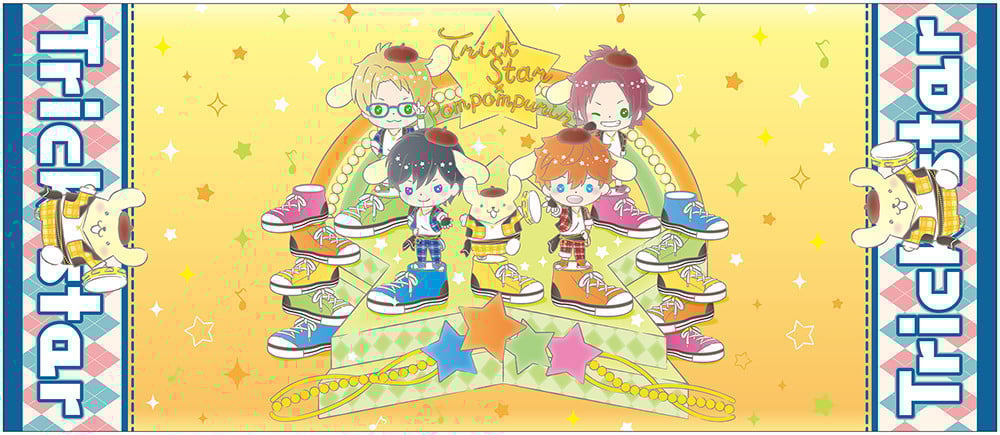 Sanrio x Ensemble Stars Takes the Stage Sanrio Puroland Trick Star x Pompompurin Towel