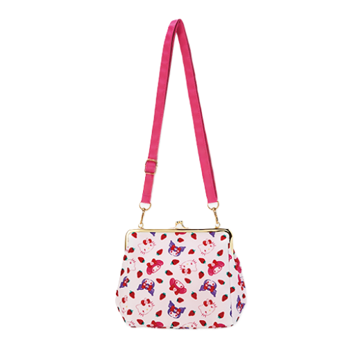 Sanrio x Sakuma Strawberry Milk Candy Clasp Shoulder Bag