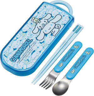 Skater Sanrio Cinnamoroll Cutlery Set with Case