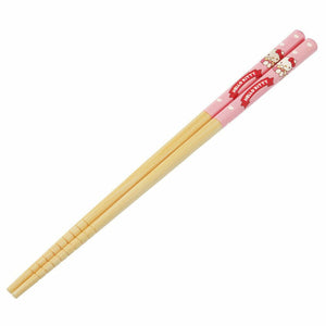 Skater Sanrio Hello Kitty Bamboo Chopsticks
