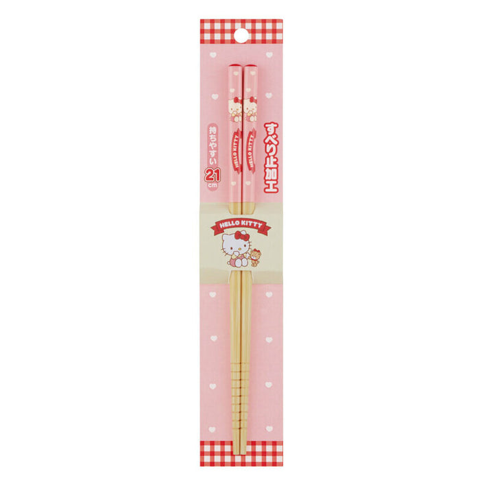 Skater Sanrio Hello Kitty Bamboo Chopsticks
