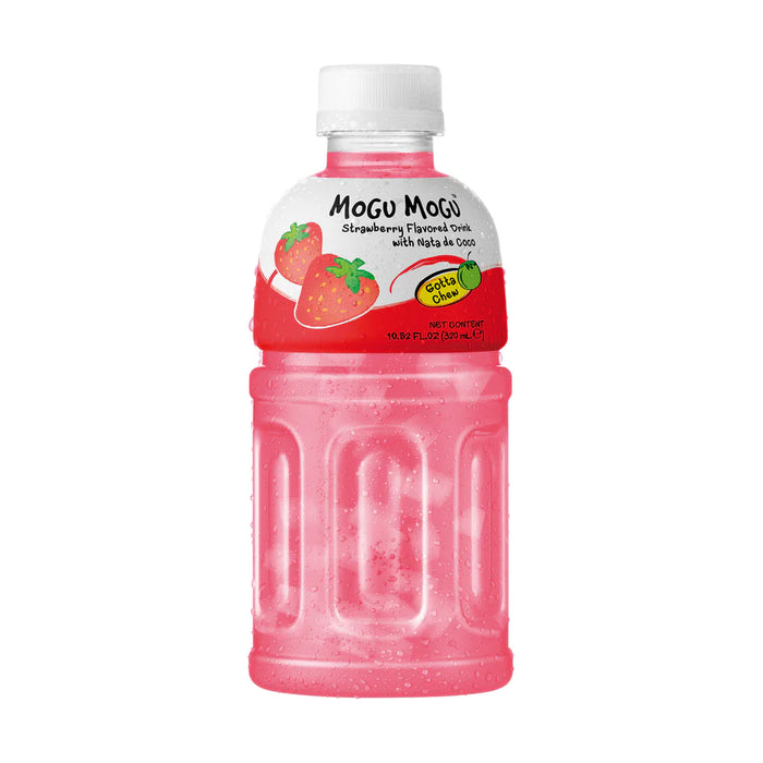 Mogu Mogu Strawberry with Nata de Coco Drink
