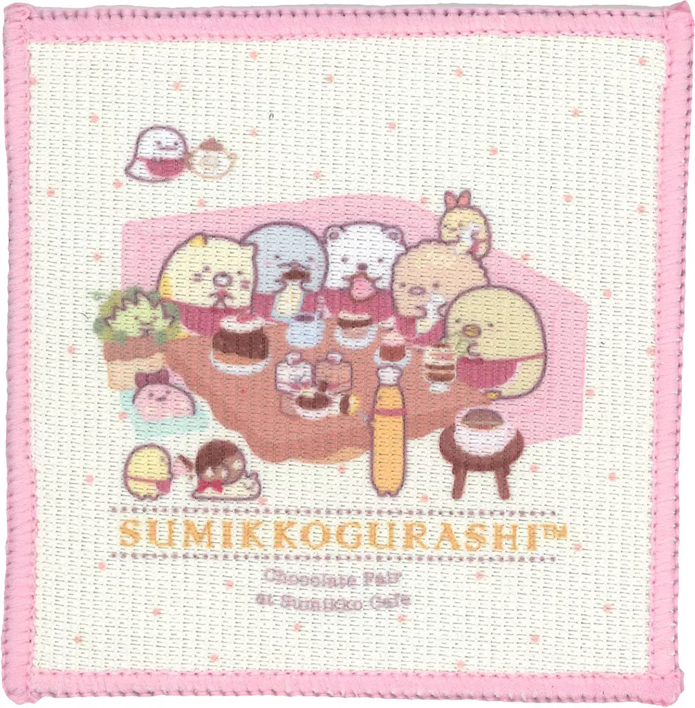 San-X Sumikko Gurashi Chocolate Fair Pink Coaster