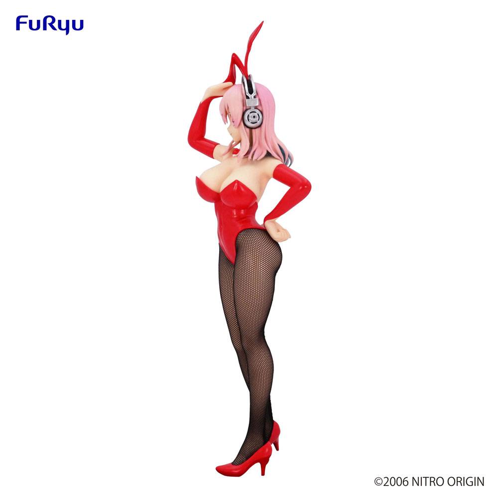 Super Sonico BiCute Bunnies PVC Statue Super Sonico Figure Red Ver.