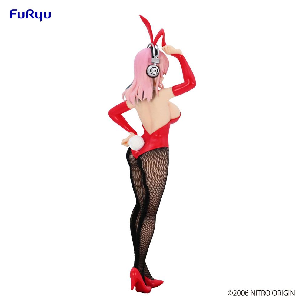 Super Sonico BiCute Bunnies PVC Statue Super Sonico Figure Red Ver.