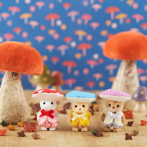 Sylvanian Families Baby Mushroom Trio  (Japanese Exclusive)