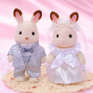 Sylvanian Families Happy Wedding Pair Set (White) (Japanese Exclusive)