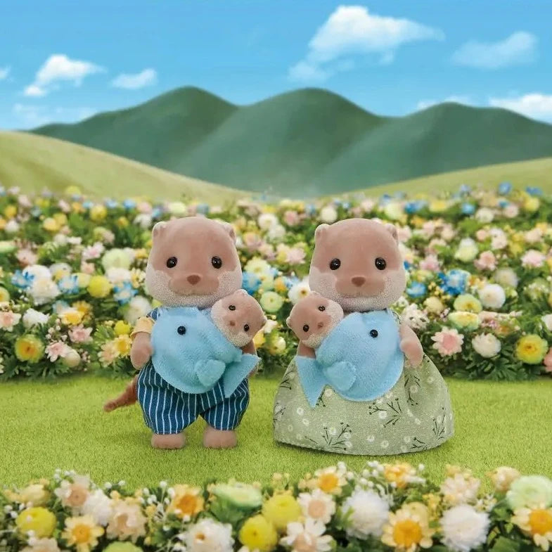 Sylvanian Families Splashy Otter Family