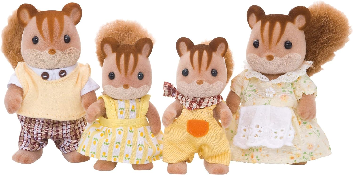 Sylvanian Families Walnut Squirrel Family