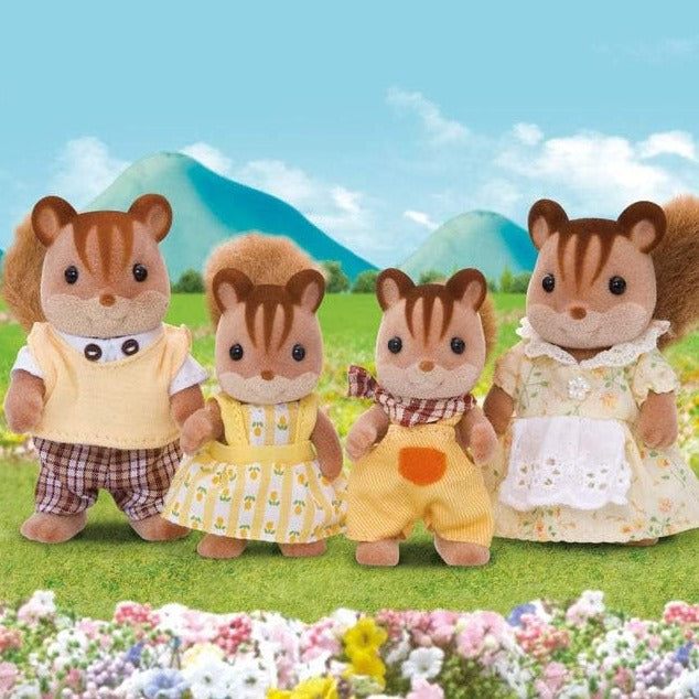 Sylvanian Families Walnut Squirrel Family