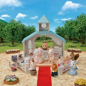 Sylvanian Families Happy Wedding Pair Set (Pink) (Japanese Exclusive)