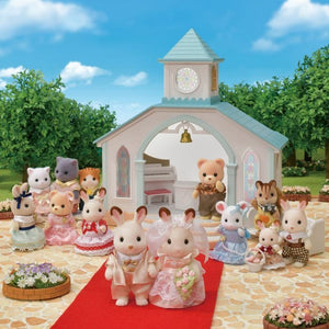 Sylvanian Families Happy Wedding Pair Set (Pink) (Japanese Exclusive)