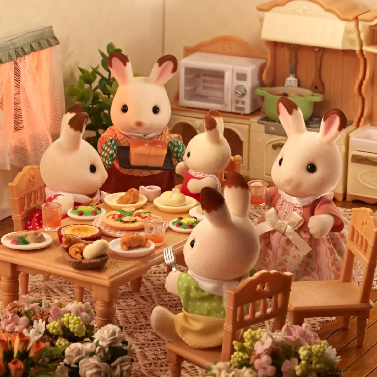 Sylvanian Families Chocolate Rabbit Family