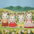 Sylvanian Families Chocolate Rabbit Family