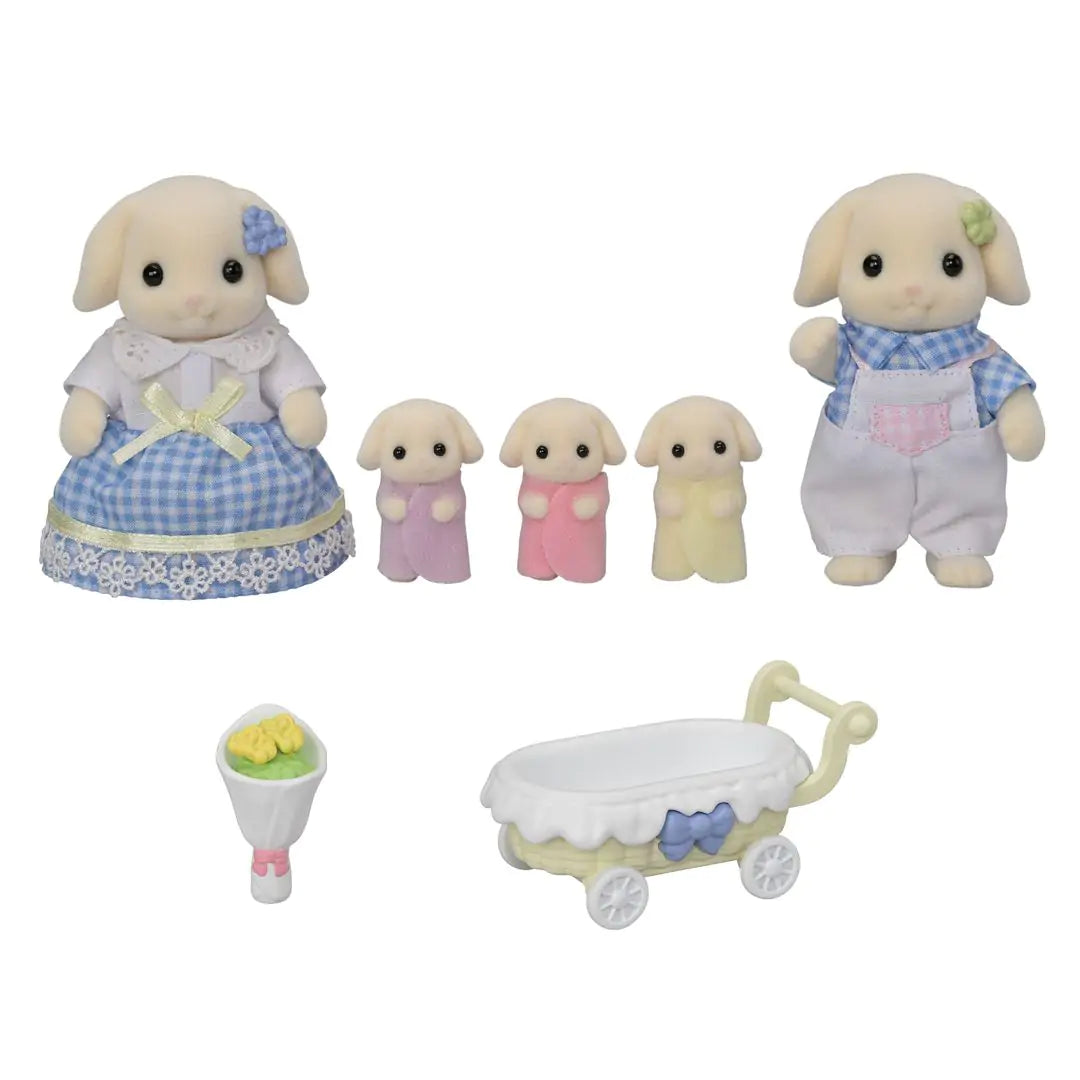 Sylvanian Families Flora Rabbit Family