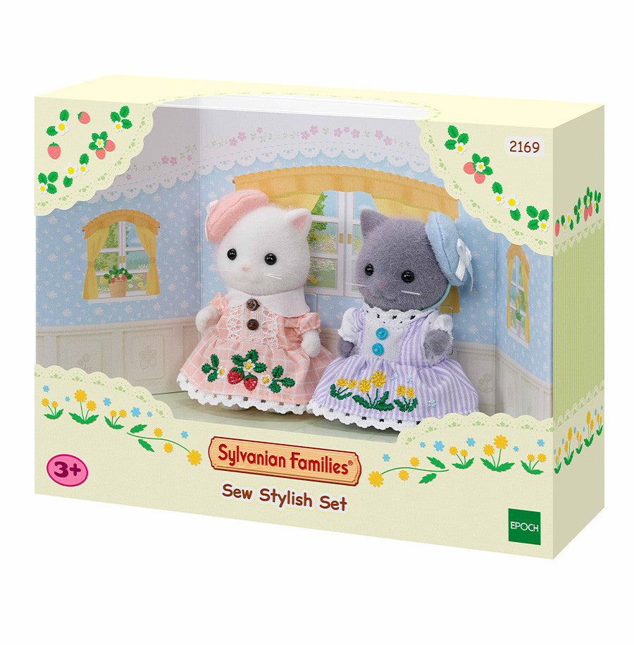 Sylvanian Families Strawberry & Dandelion Persian Cat Twin Set (Japanese Exclusive) *DAMAGED PACKAGING*