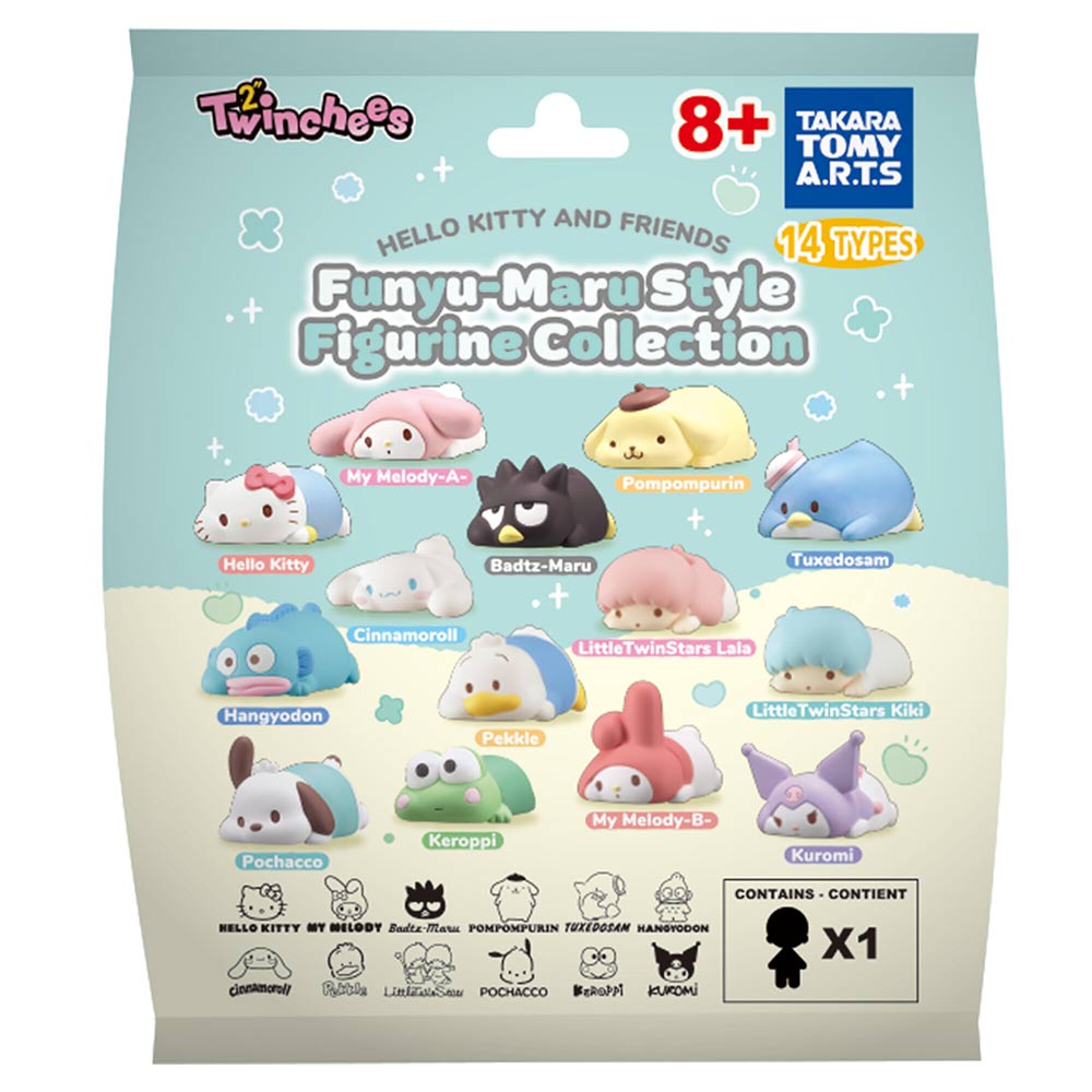 Twinchees Sanrio Hello Kitty & Friends Funyu-Maru Style Figures Blind Bags