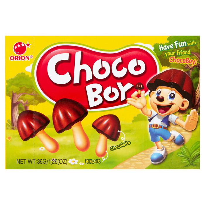 Orion Chocoboy Chocolate Mushroom Biscuits